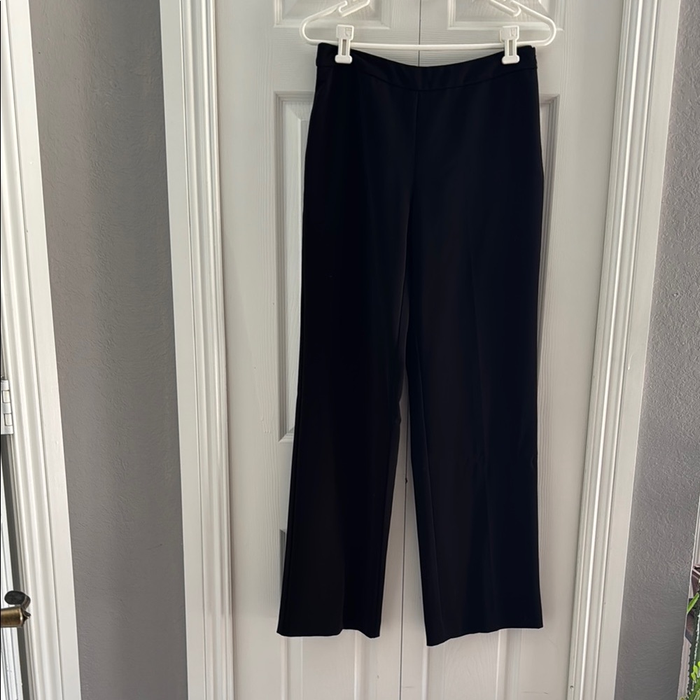 White House Black Market Women's black wide leg dress Pants
